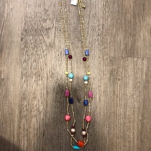 Chico’s Layered Beaded Necklace
